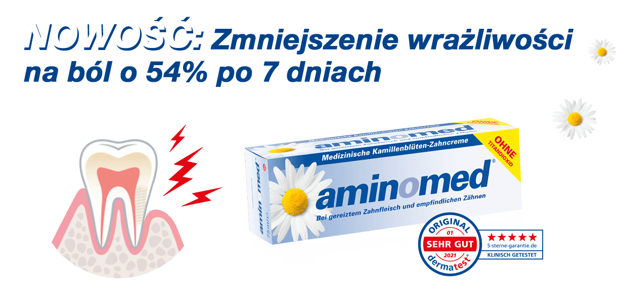 Aminomed - medizinische Zahncreme mit Doppel-Fluorid-System