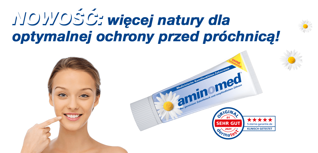 Aminomed - medizinische Zahncreme mit Doppel-Fluorid-System