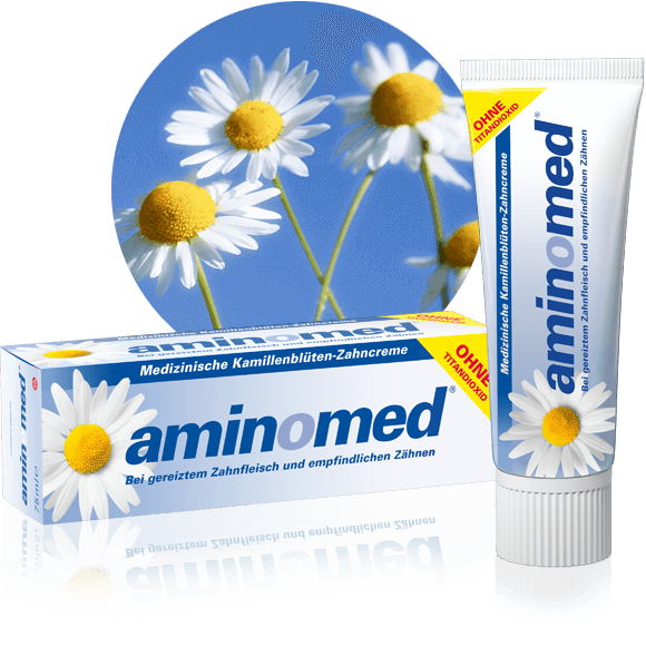 Aminomed - natürliche Kamillenblüten-Zahncreme